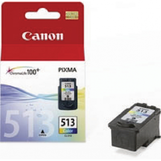 Canon CL-513 Tri-Colour Ink Cartridge - Cyan, Magenta, Yellow - High Capacity (2971B001) 